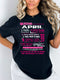 10 Reasons Queens Are Born in April - Birthday Bash Shirt - Bliss Birthday Shirts - Small - Black