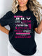 10 Reasons Queens Are Born in July - Birthday Bash Shirt - Bliss Birthday Shirts - Small - Black