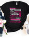 10 Reasons Queens Are Born in September - Birthday Shirt - Bliss Birthday Shirts - Small - Black