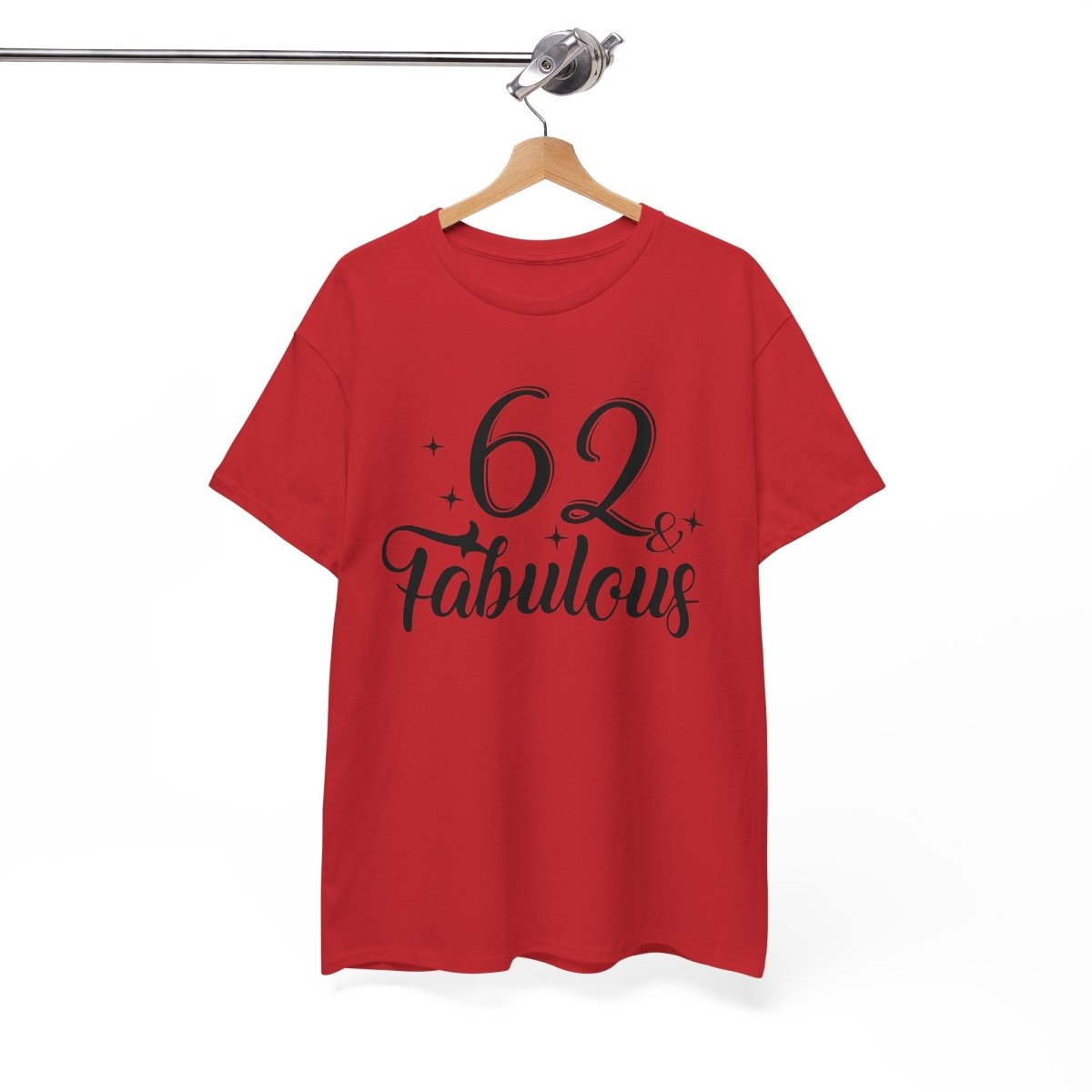 62 & Fabulous Personalized Birthday Shirt - Bliss Birthday Shirts - Sport Grey - S