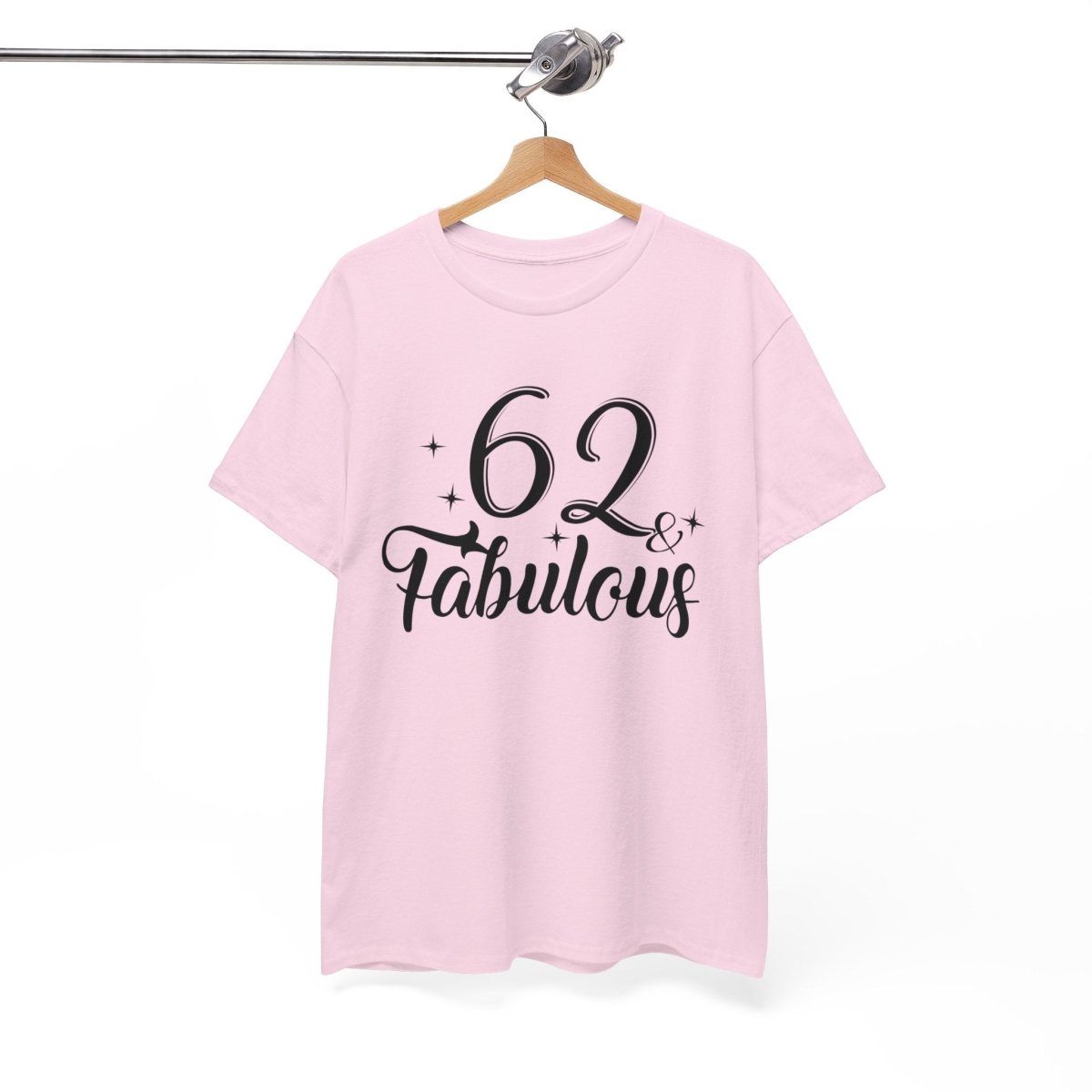 62 & Fabulous Personalized Birthday Shirt - Bliss Birthday Shirts - Sport Grey - S