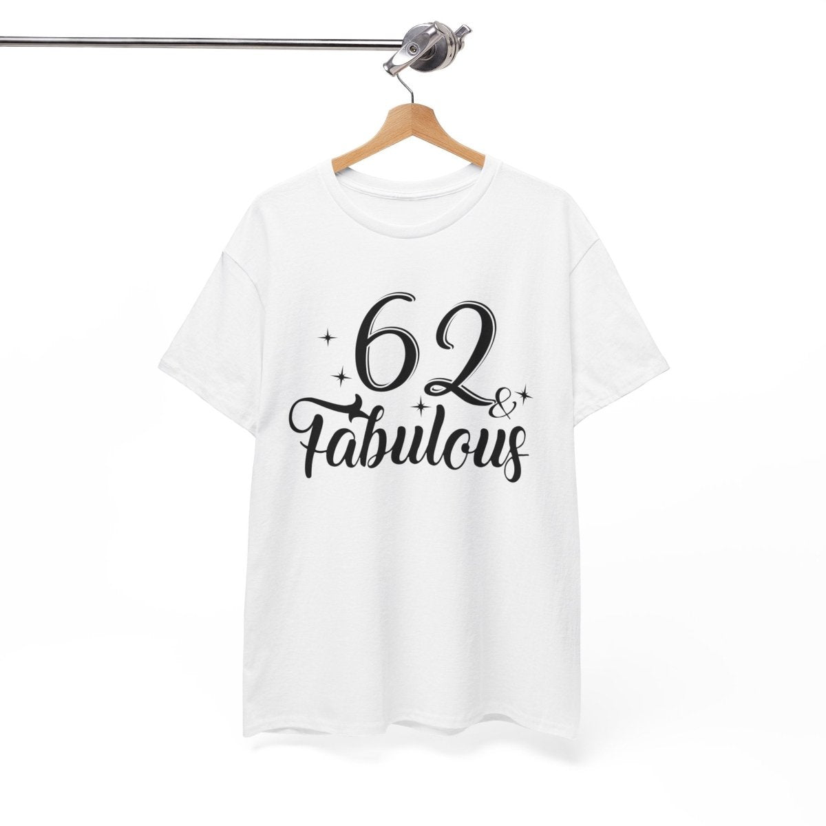 62 & Fabulous Personalized Birthday Shirt - Bliss Birthday Shirts - Sport Grey - S