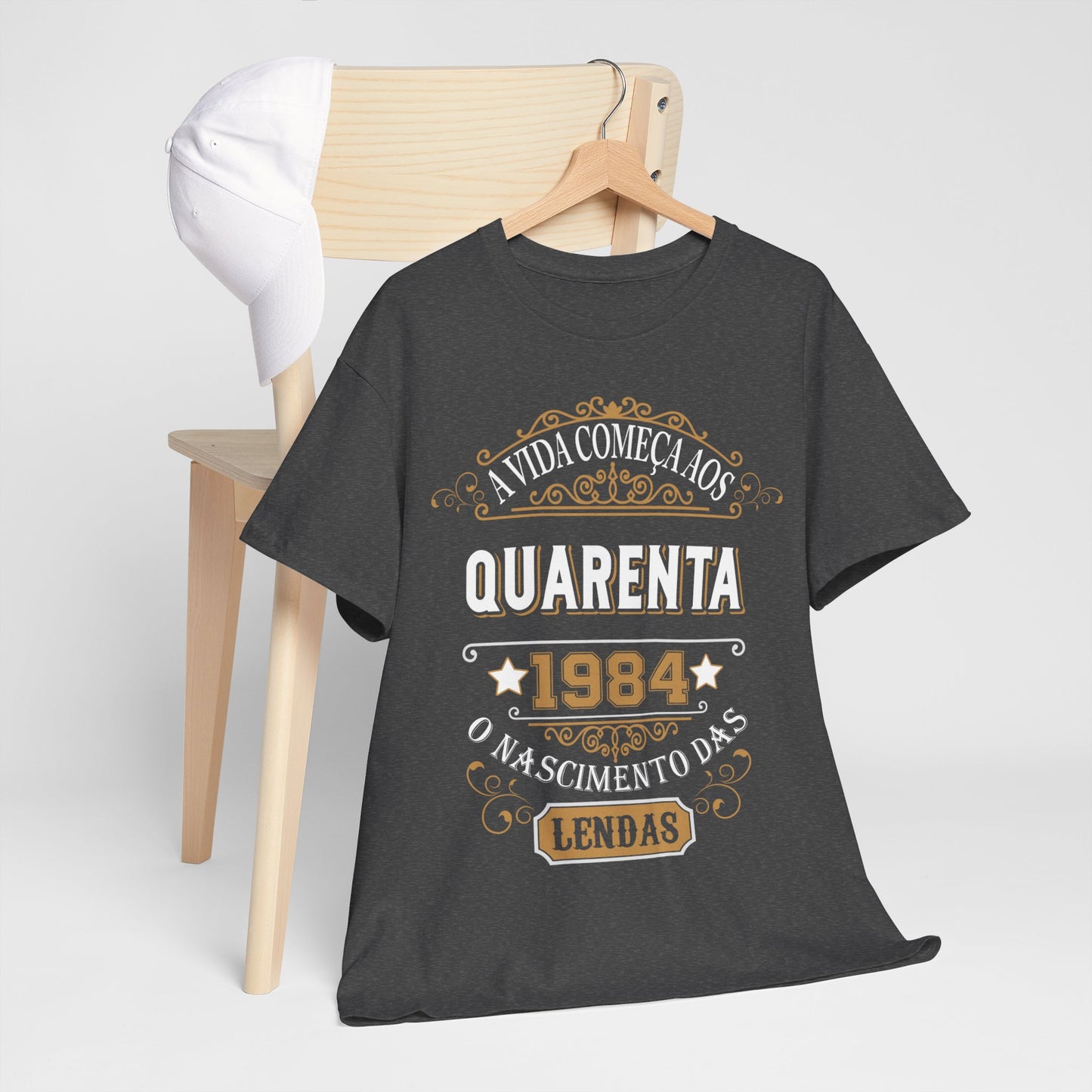 Camiseta de Aniversário 1984 - Camiseta Especial Personalizada