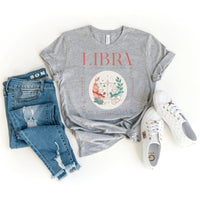 Vintage Celestial Libra Birthday Shirt – Trendy Oversized Astrology Tee