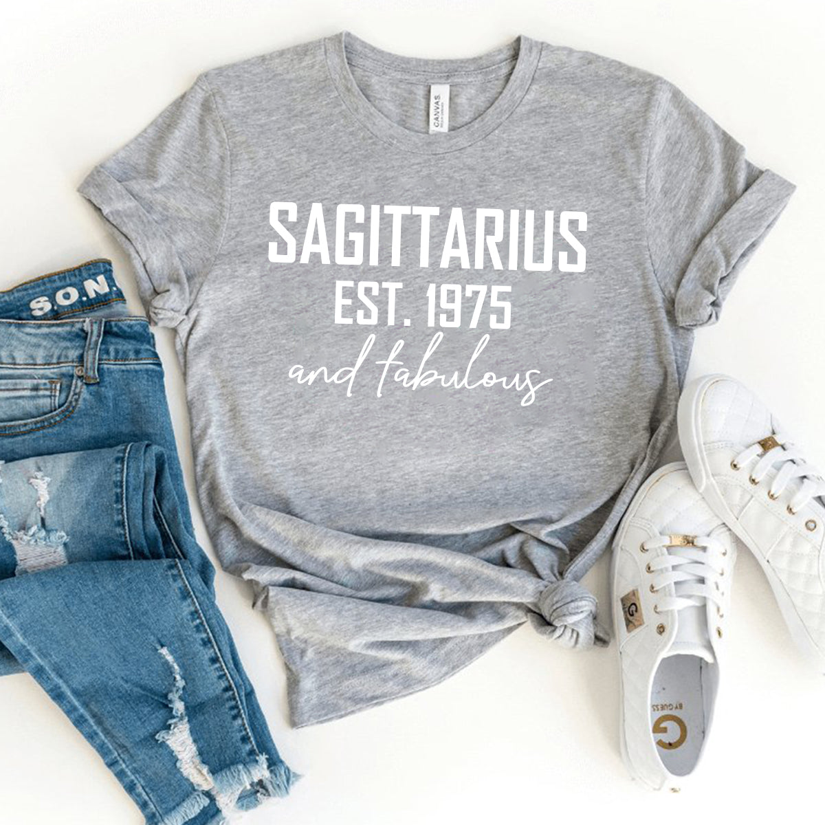 Sagittarius 1975 Shirt - Celebrating 50 Years of Fabulous Style