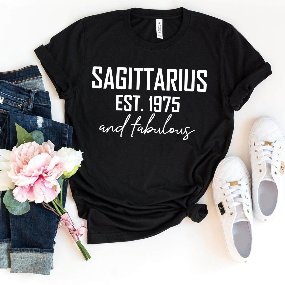 Sagittarius 1975 Shirt - Celebrating 50 Years of Fabulous Style