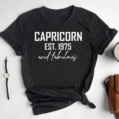 Capricorn 1975 Shirt - 50 Years of Fabulous Capricorn Style