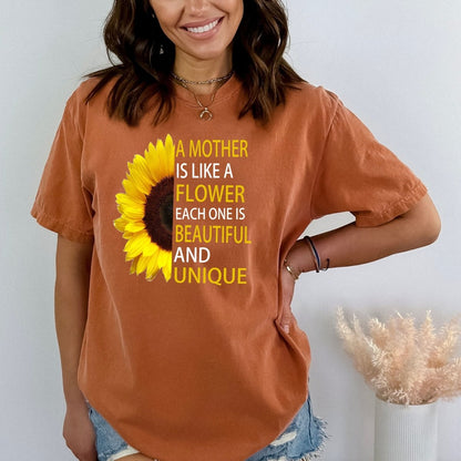 A Mother is Like a Flower - Birthday Shirt - Bliss Birthday Shirts - Small - Autumn