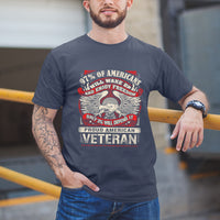 "AMERICANS" - Veteran Birthday Shirt - Bliss Birthday Shirts - Small - Navy