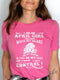 April Girl - A Fire in My Soul and Mouth I Can't Control Birthday Bash Shirt - Bliss Birthday Shirts - Small - Pink