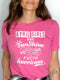 April Girls Are Sunshine Mixed with a Little Hurricane - Birthday Shirt - Bliss Birthday Shirts - Small - Pink