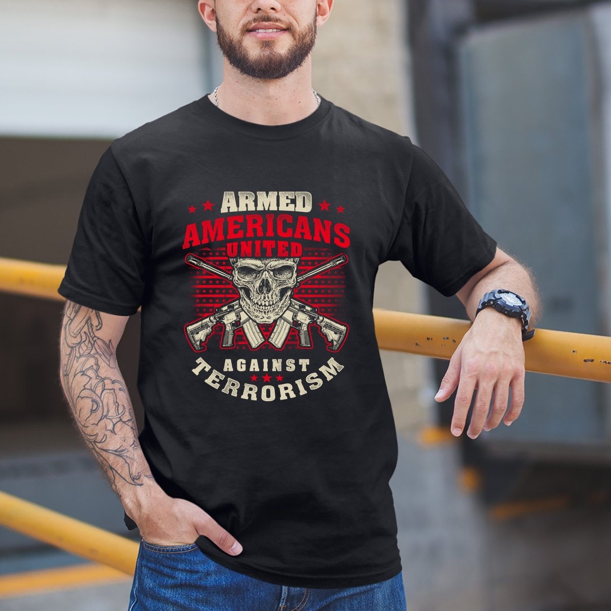 Armed - Veteran Birthday Shirt - Bliss Birthday Shirts - Small - Black