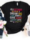 As a September Born - Dream Big Live Simply Birthday Shirt - Bliss Birthday Shirts - Small - Black