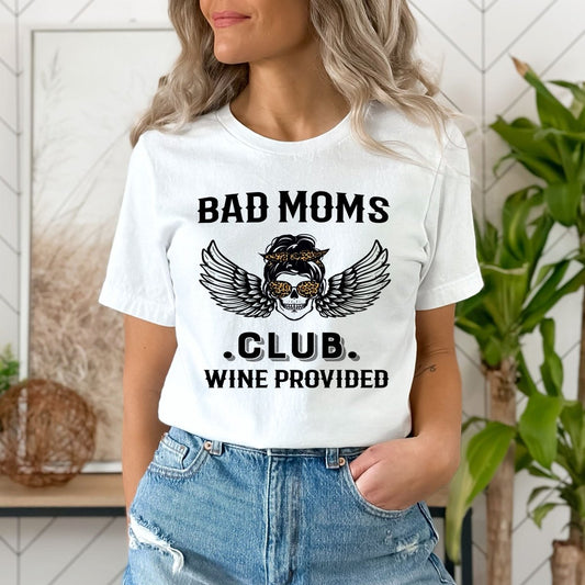 Bad Moms Club - Birthday Shirt - Bliss Birthday Shirts - Small - White