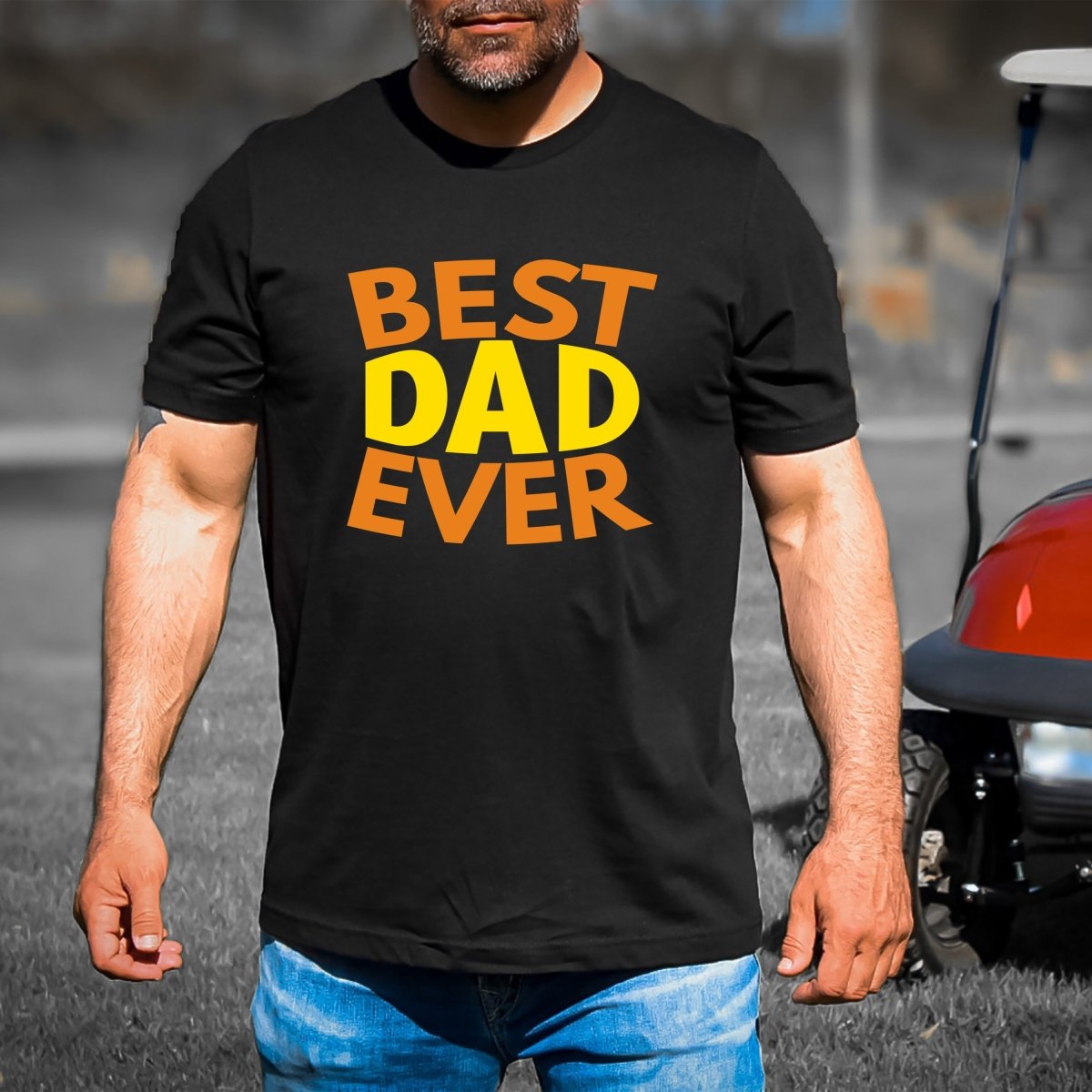 Best Dad Ever - Men's Birthday Shirt - Bliss Birthday Shirts - Small - Black