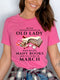 Book Lover Old Lady March - Birthday Shirt - Bliss Birthday Shirts - Small - Neon Pink