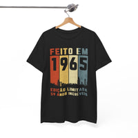 Camiseta Customizada 1965 - Edição Especial de Aniversário - Bliss Birthday Shirts - Royal - S