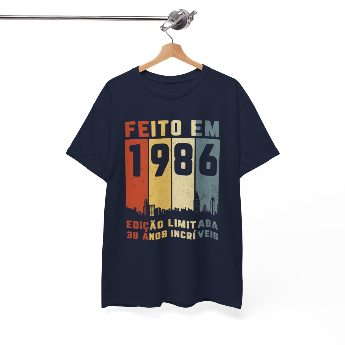 Camiseta Customizada 1986 - Design Exclusivo para Aniversário - Bliss Birthday Shirts - Royal - S