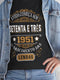 Camiseta de Aniversário 1951 - Camiseta Retro Personalizável - Bliss Birthday Shirts - Black - S