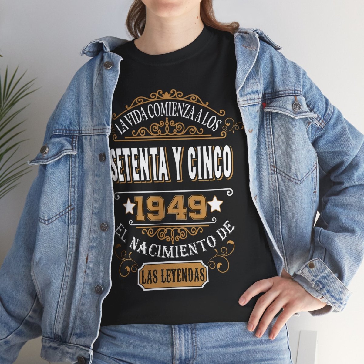 Camiseta de Cumpleaños 1949 - Camiseta Única Personalizable - Bliss Birthday Shirts - Black - S