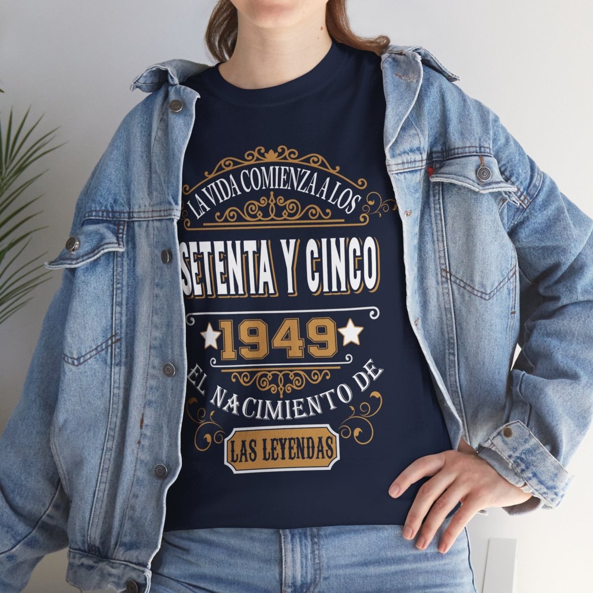 Camiseta de Cumpleaños 1949 - Camiseta Única Personalizable - Bliss Birthday Shirts - Navy - S