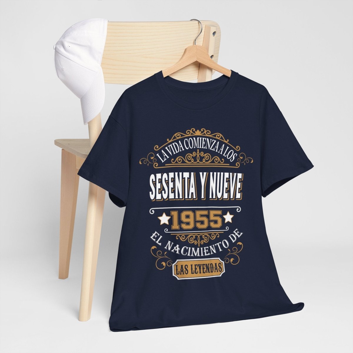 Camiseta de Cumpleaños 1955 - Camiseta Especial Personalizable - Bliss Birthday Shirts - Royal - S