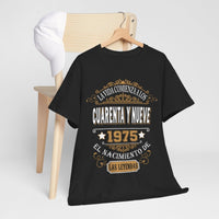 Camiseta de Cumpleaños 1975 - Camiseta Especial Personalizable - Bliss Birthday Shirts - Royal - S