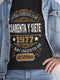 Camiseta de Cumpleaños 1977 - Camiseta Única Personalizable - Bliss Birthday Shirts - Black - S