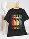 Camiseta de Cumpleaños Personalizada 1944 - Hecho En 1944 - Bliss Birthday Shirts - Black - S