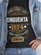 Camiseta Personalizada 1974 - Camiseta Única de Celebração - Bliss Birthday Shirts - Black - S