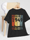 Camiseta Personalizada de Cumpleaños 1949 - Hecho En 1949 - Bliss Birthday Shirts - Black - S