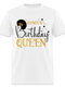 Cancer Birthday Queen Shirt - Custom T - Shirt - Bliss Birthday Shirts - White - S