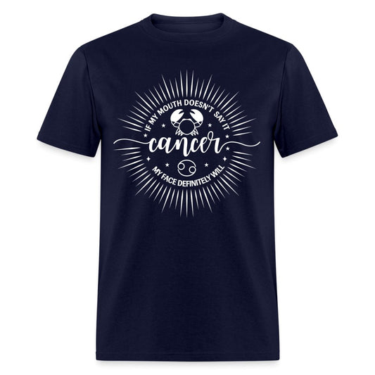 Cancer Birthday Shirt - Custom T - Shirt - Bliss Birthday Shirts - Navy - S