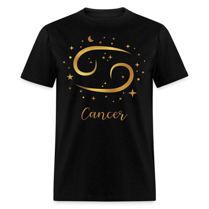 Cancer Birthday Unisex Shirt - Custom Zodiac T - Shirt - Bliss Birthday Shirts - Black - S