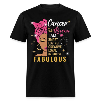 Cancer Fab Birthday Shirt - Custom Zodiac T - Shirt - Bliss Birthday Shirts - Black - S