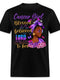 Cancer Girl Blessed Shirt - Custom Birthday T - Shirt - Bliss Birthday Shirts - Black - S