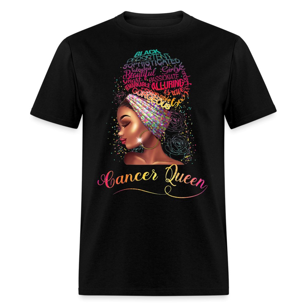 Cancer Queen Birthday Shirt - Custom T - Shirt - Bliss Birthday Shirts - Black - S