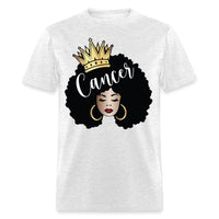 Cancer Queen Birthday Shirt - Custom T - Shirt - Bliss Birthday Shirts - Ice Grey - S