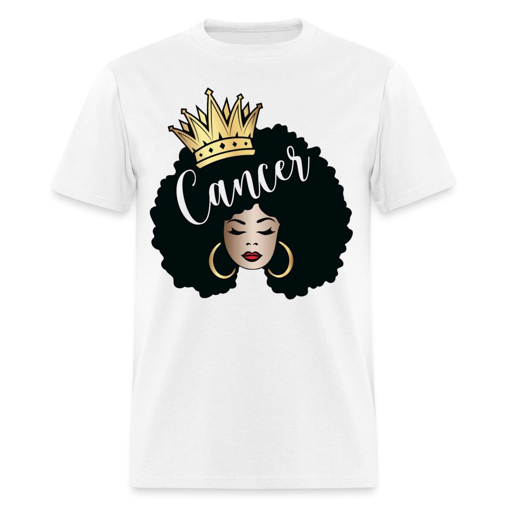 Cancer Queen Birthday Shirt - Custom T - Shirt - Bliss Birthday Shirts - White - S