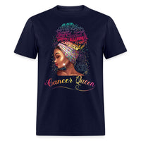 Cancer Queen Birthday Shirt - Custom Zodiac T - Shirt - Bliss Birthday Shirts - Navy - S