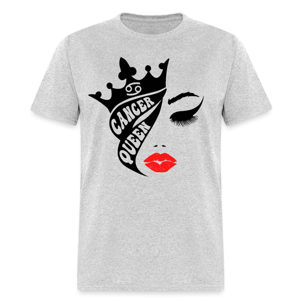 Cancer Queen Unisex Birthday Shirt - Custom T - Shirt - Bliss Birthday Shirts - Sport Grey - S