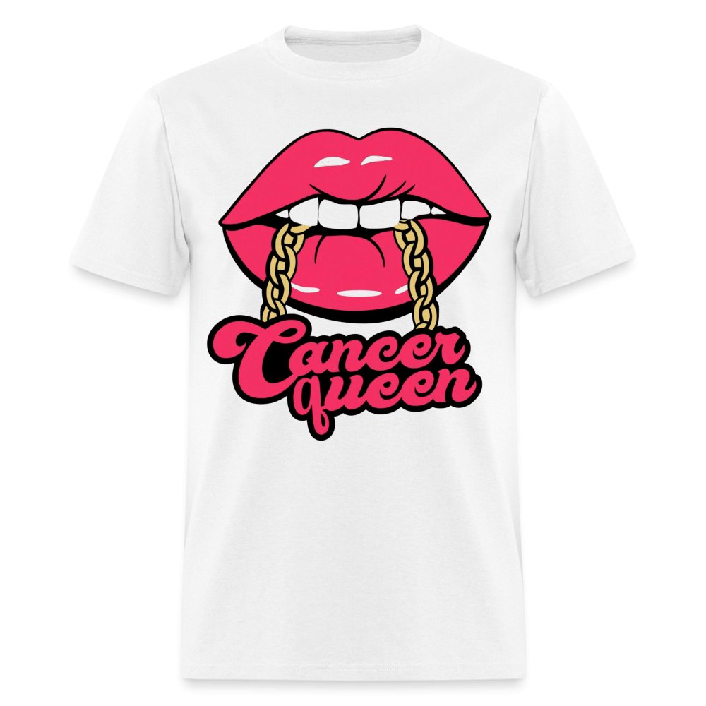 Cancer Queen Zodiac Birthday Shirt - Custom T - Shirt - Bliss Birthday Shirts - White - S