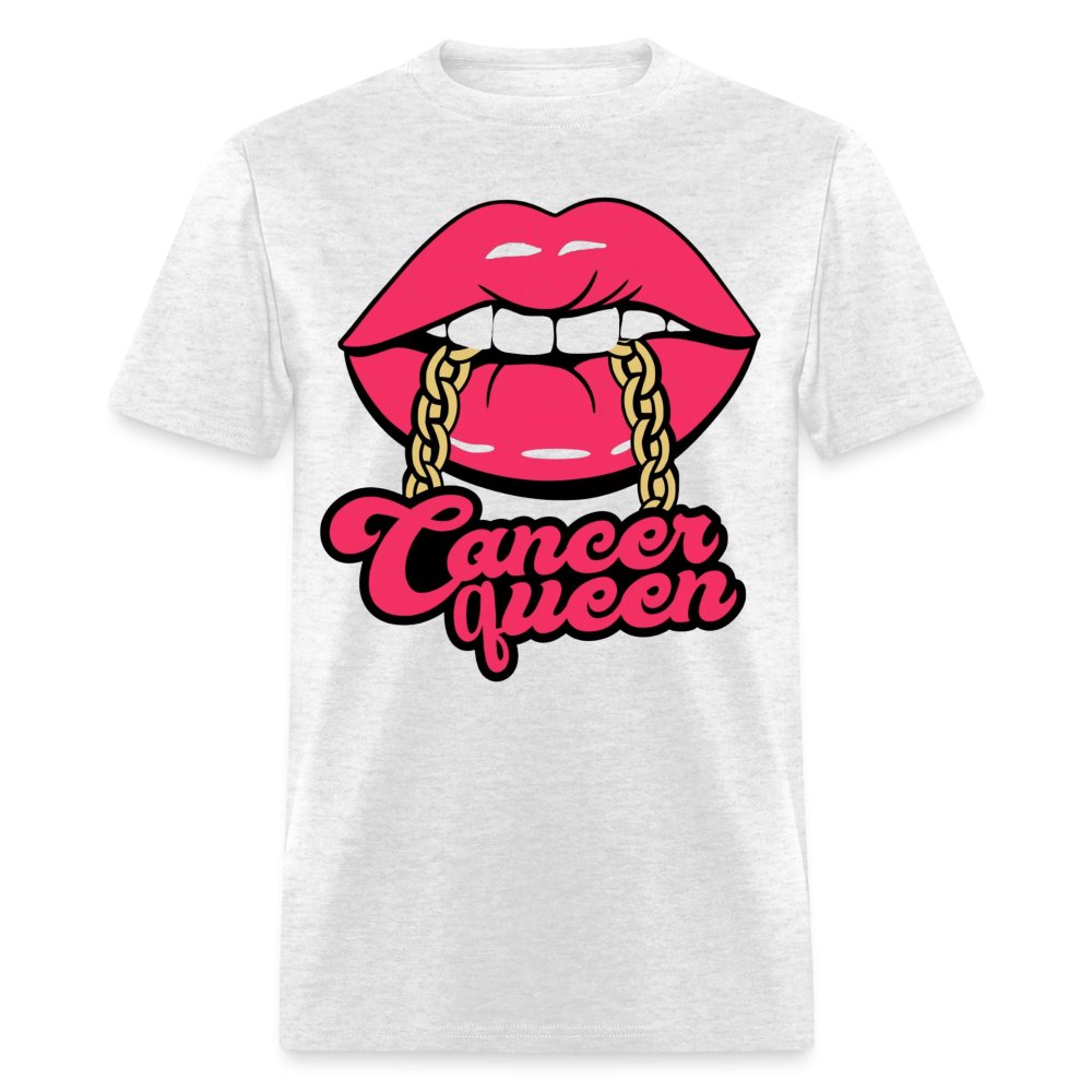 Cancer Queen Zodiac Shirt - Custom T - Shirt - Bliss Birthday Shirts - Ice Grey - S