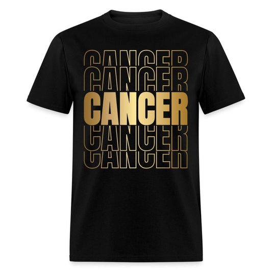 Cancer Star Sign Unisex Birthday Shirts - Custom T - Shirts - Bliss Birthday Shirts - Black - S