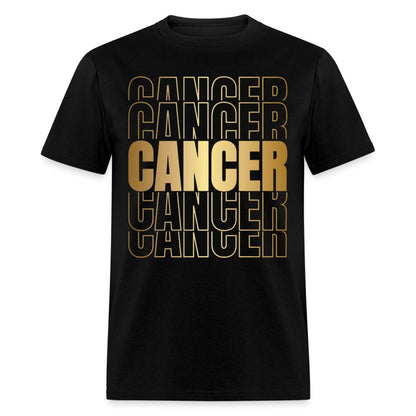 Cancer Star Sign Unisex Shirt - Custom T - Shirt - Bliss Birthday Shirts - Black - S