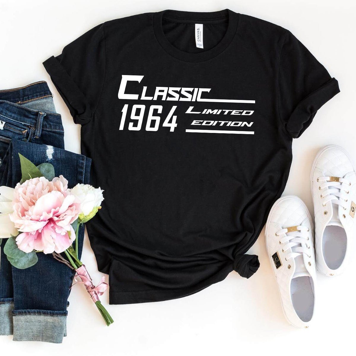 Classic 1964 Limited Edition 60th Shirt – Celebrating Six Decades of Style - Bliss Birthday Shirts - Black - S