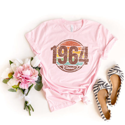 Classic Birthday Shirt - Custom Year T - Shirt - Bliss Birthday Shirts - S - Pink