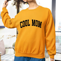 Cool Mom - Birthday Sweatshirt - Bliss Birthday Shirts - Small - Gold