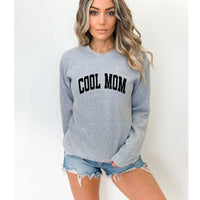 Cool Mom - Birthday Sweatshirt - Bliss Birthday Shirts - Small - Grey