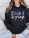 Custom Hoodie - This Gimmie Prays Womens Birthday Sweatshirt - Bliss Birthday Shirts - Black - S